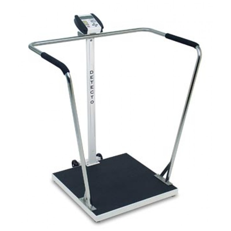 Detecto 6856 Bariatric Scale, Digital, 1000 lb X .2 lb / 450kg X .1 kg, 24" X 24" Platform (DROP SHIP ONLY)
