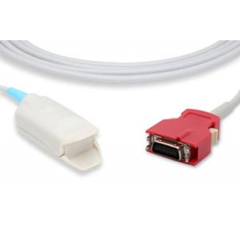 Cables and Sensors 10186 Direct-Connect SpO2 Sensor, Adult Clip, 3ft,  Masimo Compatible w/ OEM: 2053 (DROP SHIP ONLY) (Freight Terms are Prepaid & Added to Invoice - Contact Vendor for Specifics)