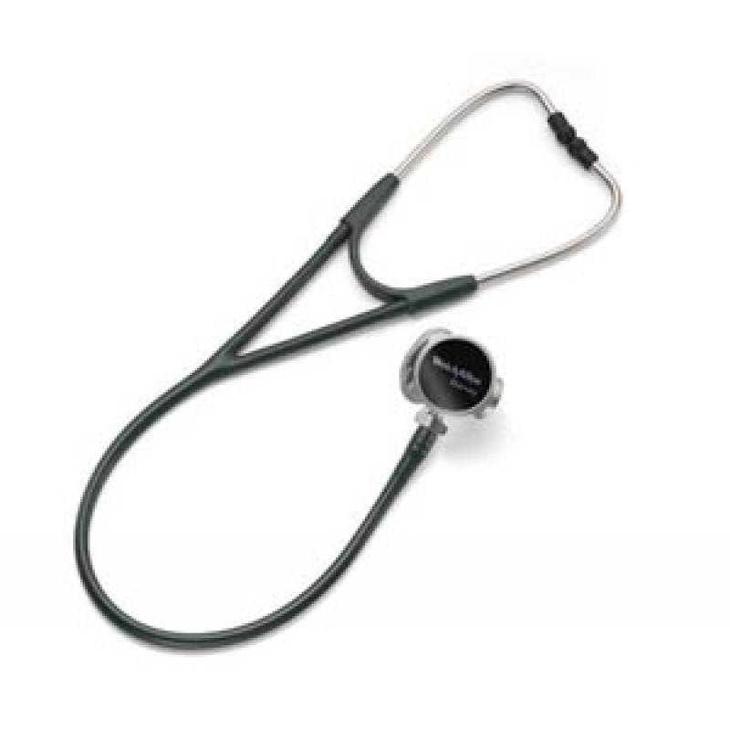 Hillrom 5079-324 Harvey Deluxe Triple Head Stethoscope, Forest Green, 28" (US Only)