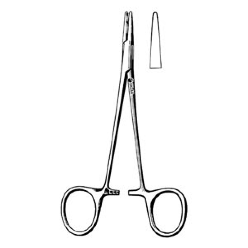 Sklar Instruments 20-1750 Halsey Needle Holder, Smooth, 5" (DROP SHIP ONLY)