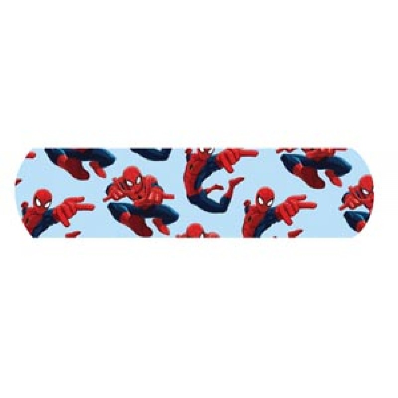 Dukal Corporation 1087737 Marvel Spiderman® Adhesive Bandage, ¾" x 3", 100/bx, 12 bx/cs (75 cs/plt)