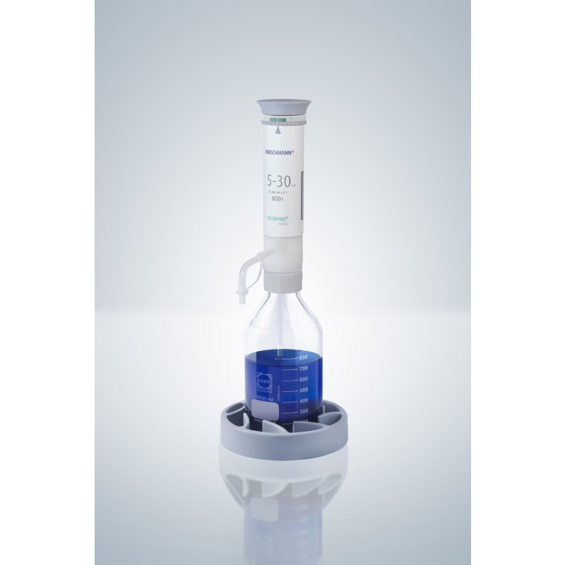 9350000 Hirschmann 5 - 30 mL Ceramus  Bottletop Dispenser