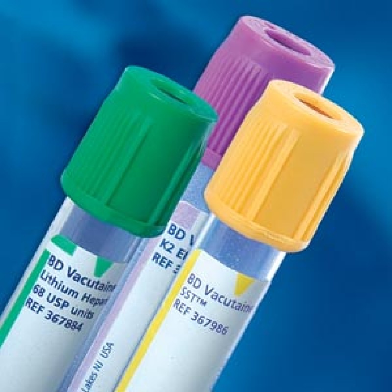 BD 367863 Plastic Tube, Hemogard Closure, 13mm x 100mm, 6.0mL, Lavender, Paper Label, K2EDTA (bxray coated) 10.8mg, 100/pk, 10 pk/cs (Minimum Expiry Lead is 90 days) (Temp Sensitive; Non-Returnable) (Continental US Only) (Drop Ship Requires Pre-Approval)