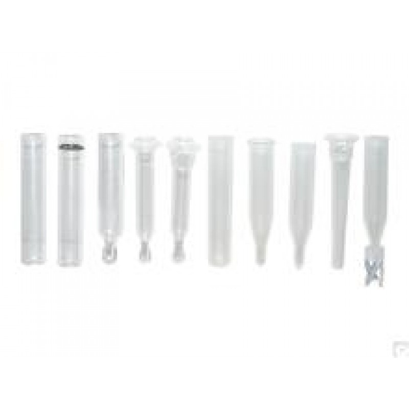 Qorpak 254981 Conical Big Mouth Vial, Natural, 250 µL, Polypropylene,  No Cap,  (Case of 1000 )