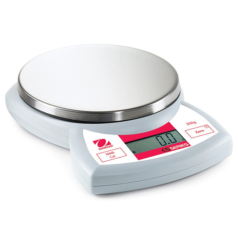 Ohaus CS Series Portable Balances, 72212664, 2000 g x 1 g, 145 mm x 133 mm