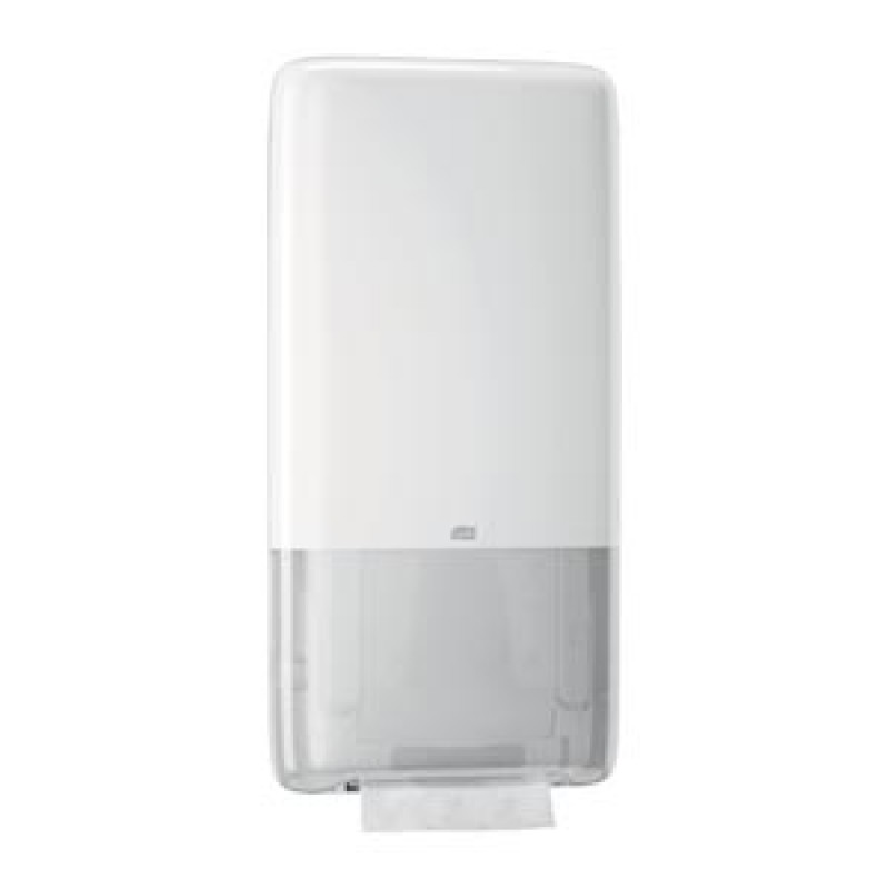 Essity Professional Hygiene North America, LLC 552520 Hand Towel Dispenser, Universal, White, H5, Plastic, 28.7" x 14.6" x 4" (72 cs/plt)