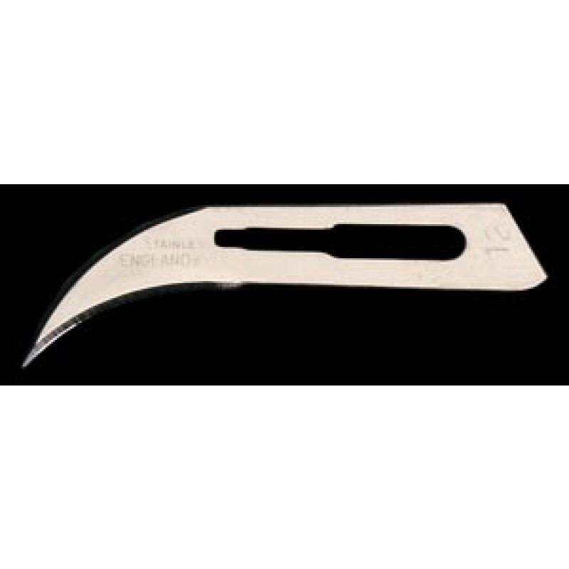 Cincinnati Surgical Company 0112D Blade, Stainless Steel, Size 12d, Sterile, 100/bx (DROP SHIP ONLY)