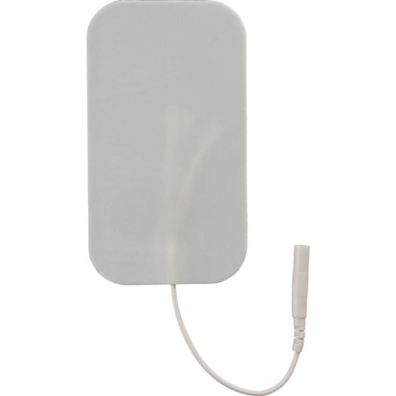 Compass Health EF2035WF2 Compass Electrodes, Reusable, Square, White, Foam, Foil Packaging, 2" x 3.5", 4/pk