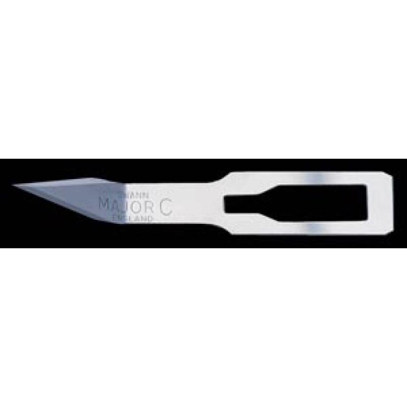 Cincinnati Surgical Company 01C Blade, Swann Morton, Cervical Biopsy, Stainless Steel, Sterile, 10/bx (DROP SHIP ONLY)