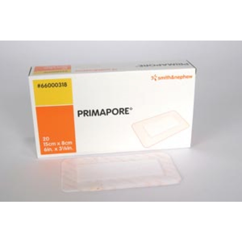 Smith & Nephew, Inc. 66000318 Central IV Adhesive Dressing, 6" x 3 1/8", 20/pkg, 10 pkg/cs (US Only)