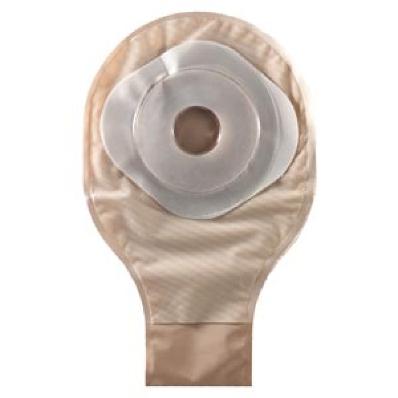 Convatec 125331 One-Piece Drainable Pouch with Precut Stomahesive Skin Barrier, Tape Collar, 10" Pouch with 1-Sided Comfort Panel, Tail Clip, Opaque, 3/4" Stoma Opening, 20/bx (Continental US Only)