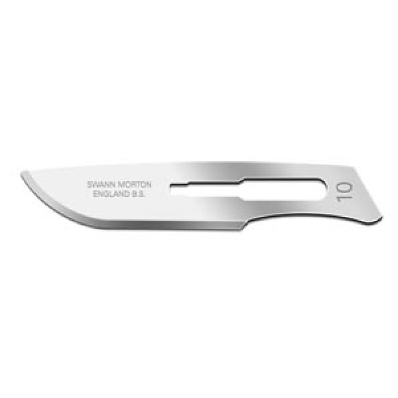 Cincinnati Surgical Company 01SM10K KLEEN BMS Safety Cartridge, Swann Morton, Stainless Steel, Size 10, Sterile, 50/bx (DROP SHIP ONLY)