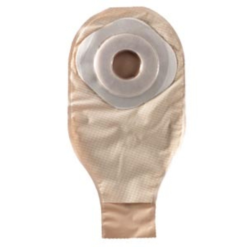 Convatec 125338 One-Piece Drainable Pouch with Precut Stomahesive Skin Barrier, Tape Collar, 12" Pouch with 1-Sided Comfort Panel, Tail Clip, Opaque, 3/4" Stoma Opening, 20/bx (Continental US Only)