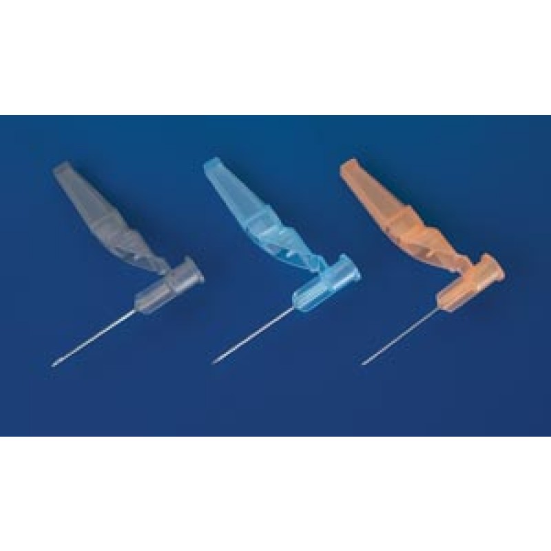 ICU Medical 402310 Needle, Safety, Edge® Hypodermic, 23G x 1", Blue, 100/bx, 10 bx/cs (US Only)