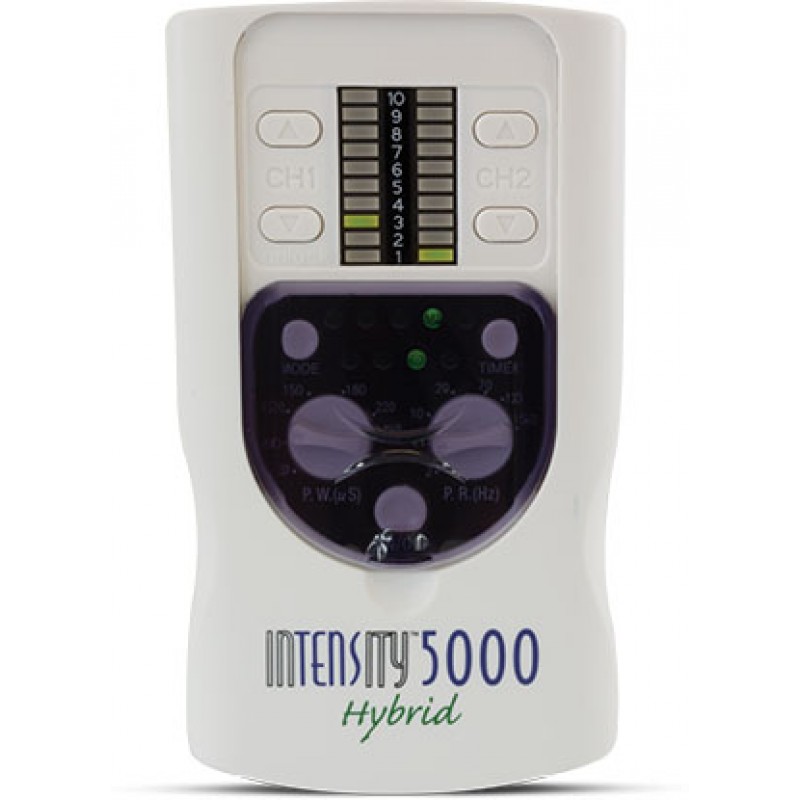 Compass Health DI3302 5000 Hybrid Device, Comes Complete with: Unit, Carrying Case, Two Sets of Lead Wires, 9-Volt Battery, Pack of Four Self-Adhesive Reusable Electrodes, and Instruction Manual, Basic Assembly Required, 1 Year Warranty (092880)