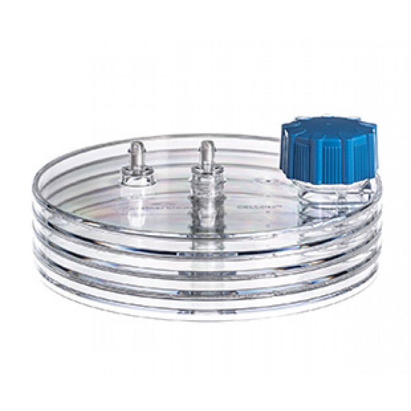 CELLDISC, 4 LAYERS, 1.000 CM², PS, CLEAR, STANDARD SCREW CAP BLUE, ADVANCED TC, STERILE, SINGLE PACKED