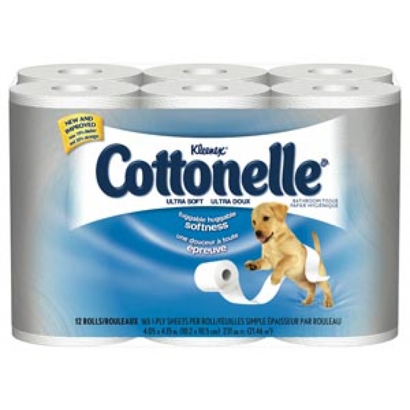 Kimberly-Clark Professional 12456 Cottonelle® Ultra Soft Bath Tissue, White, 12/pk, 4 pk/cs (30 cs/plt) (Products cannot be sold on Amazon.com or any other 3rd party site)