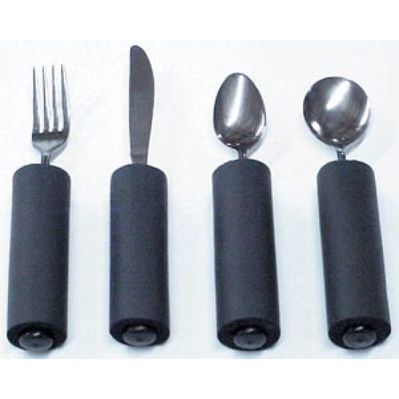 Kinsman Enterprises, Inc. 11020 Built-Up Utensils, Set of 4 Includes: Fork, Knife, Teaspoon & Soup Spoon (DROP SHIP ONLY)