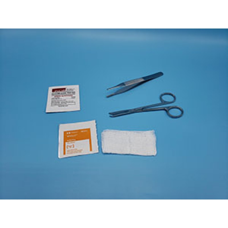 Busse Hospital Disposables, Inc. 726 Suture Removal Kit Same as #723 except: 1 Littauer Scissors instead of Iris Scissors, Sterile, 50/cs (US Only)