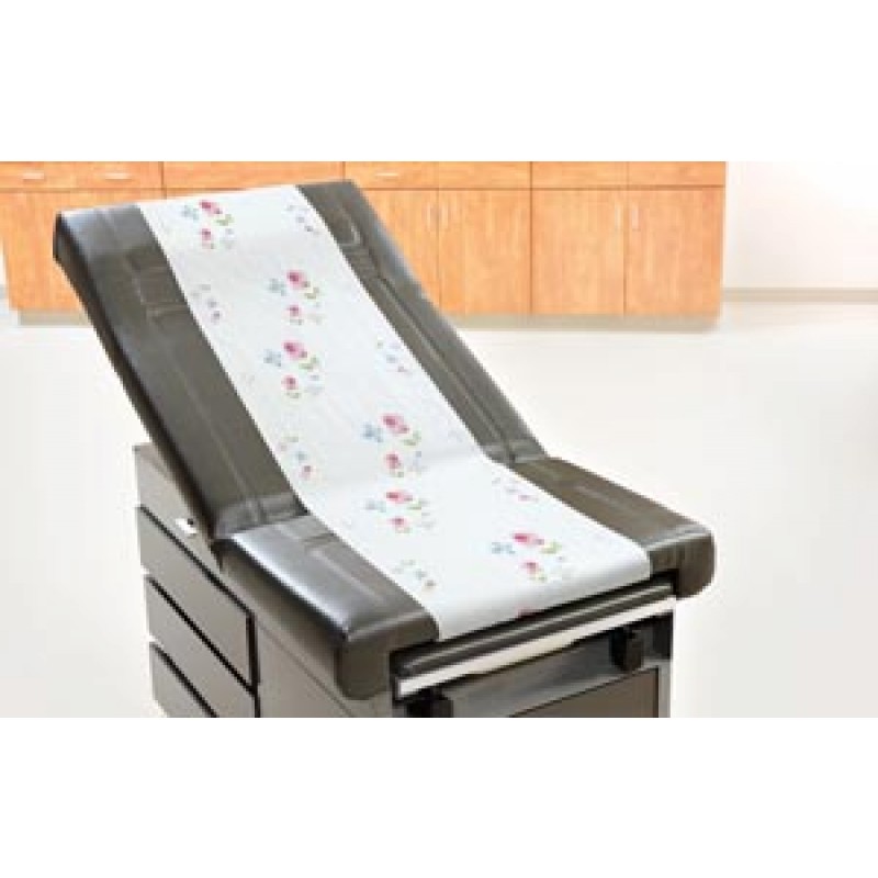 Graham Medical 46846 Table Paper, 18" x 125 ft, Crepe Finish, Rose Garden®, 12/cs (5% of Sales Donated to Cancer Foundation)