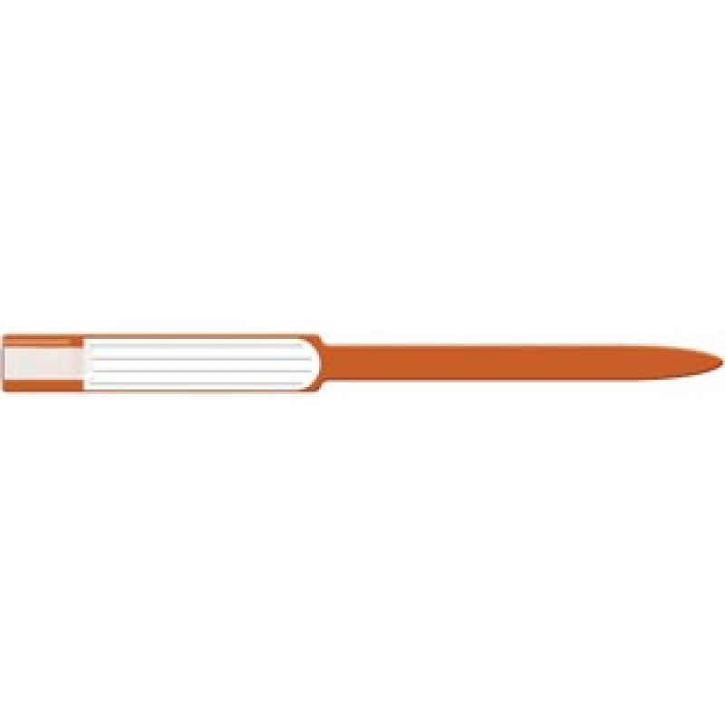 Medical ID Solutions 8245 Wristband, Adult, Insert, Self Adhesion, Soft Vinyl, Orange, 250/bx