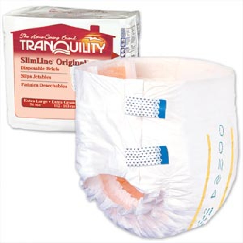 Principle Business Enterprises 2134 Brief, X-Large Adult, 56" to 64", 23.7 fl oz Capacity, 12/pk, 6 pk/cs (US Only)