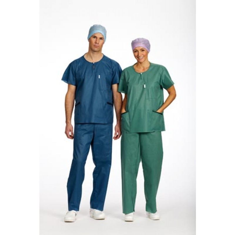 Molnlycke Health Care US, LLC 18730 Mens Drawstring Pants, Slate Green, Large Drawstring, 12/bg, 4 bg/cs