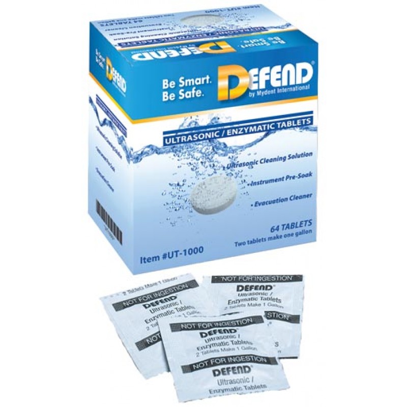 Mydent UT-1000 Ultrasonic Enzymatic Tablets, 64/bx