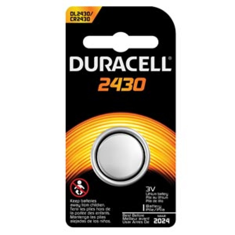 Duracell DL2430BPK Battery, Lithium, Size DL2430, 3V, 6/bx, 6 bx/cs (UPC# 66183) (Item is considered HAZMAT and cannot ship via Air or to AK, GU, HI, PR, VI) (Products are not for Private Household Markets; Products cannot be sold on Amazon.com or any oth
