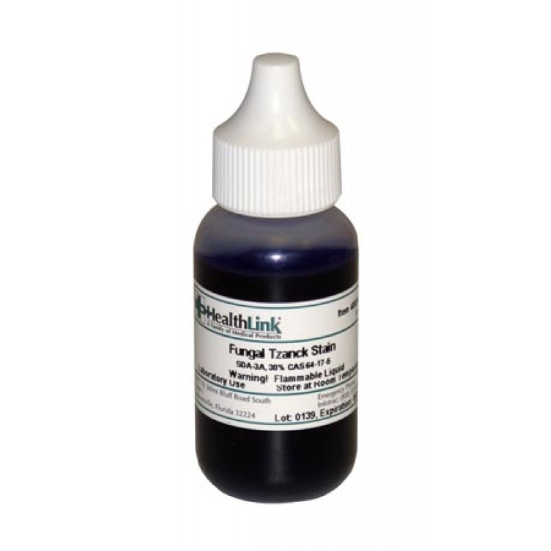 EDM3 Company LLC 400341 Fungal Tzanck Stain, 1 oz (Item is Non-Returnable) (US Only) (Item is considered HAZMAT and cannot ship via Air or to AK, GU, HI, PR, VI)
