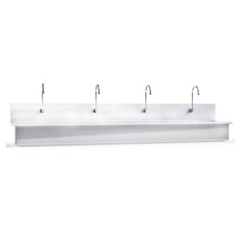 Blickman Industries 1317881001 Windsor Scrub Sink, (4) Place, Infrared Water Control (DROP SHIP ONLY)