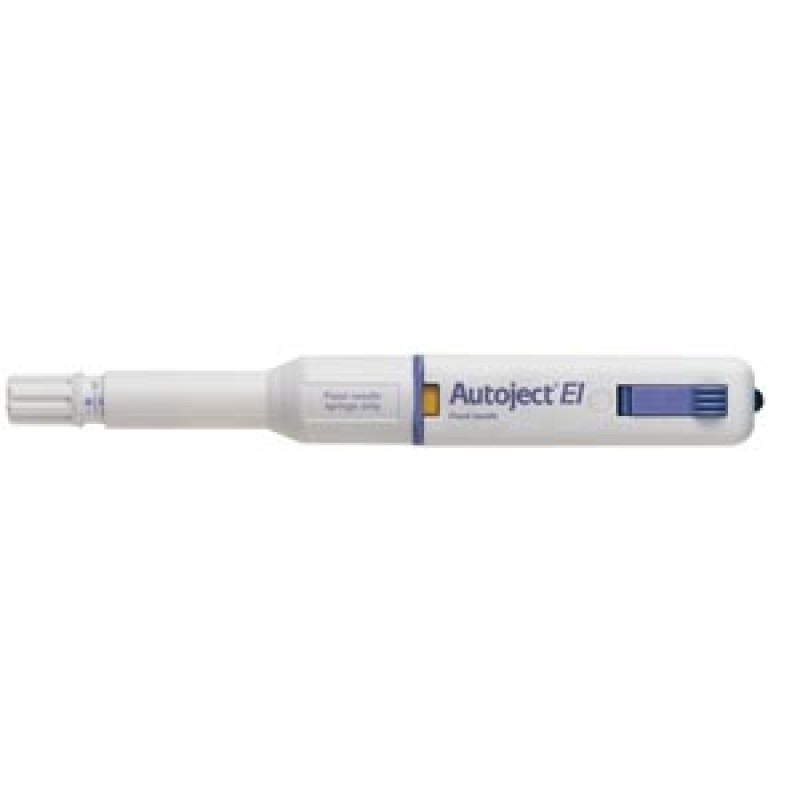Owen Mumford AJ1310 Autoject® EI Device, Supplies with Wallet, Depth Adjuster & Instructions, For Use with Fixed Needle, Not To Be Used with Glass Syringes