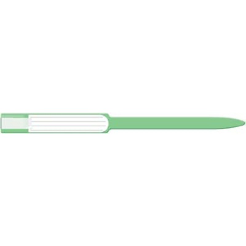 Medical ID Solutions 8243 Wristband, Adult, Insert, Self Adhesion, Soft Vinyl, Green, 250/bx