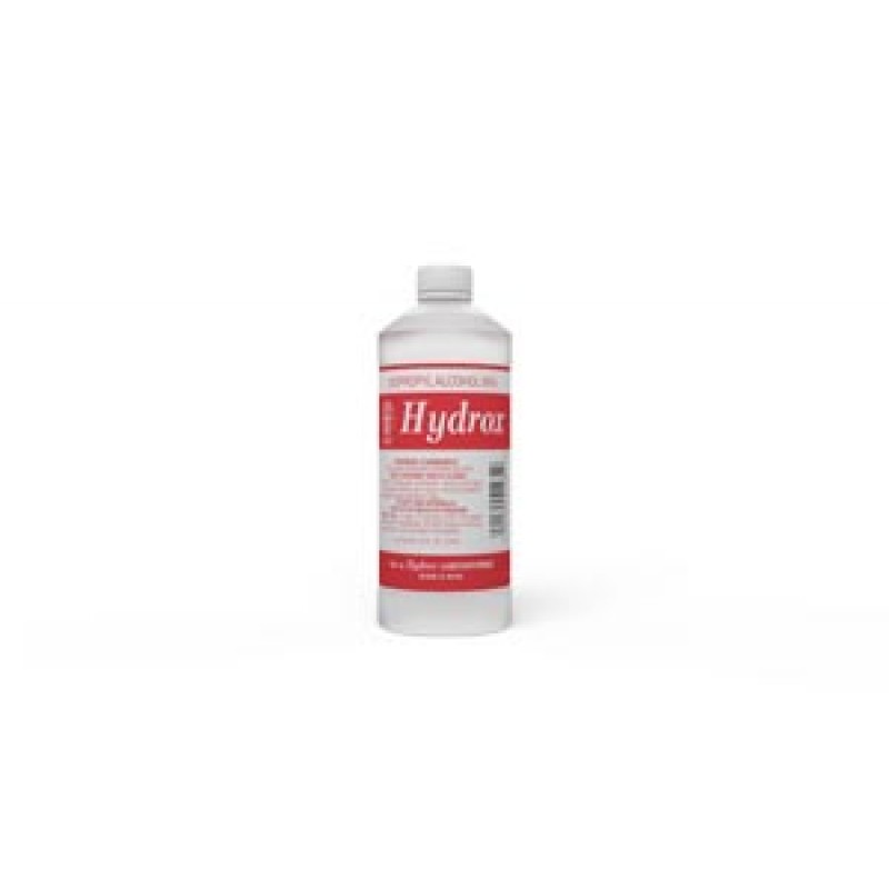 Hydrox Laboratories D0052 Isopropyl Alcohol 99%, 16 oz, 12 btl/cs (144 cs/plt) (Item is considered HAZMAT and cannot ship via Air or to AK, GU, HI, PR, VI)