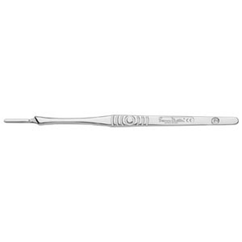 Cincinnati Surgical Company 077S Surgical Handle, Stainless Steel, Fits Blades 6-16, Size 7 (DROP SHIP ONLY)