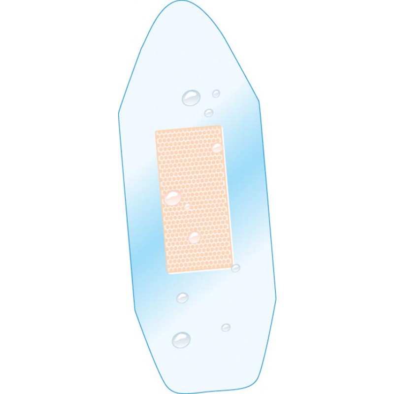 Dukal Corporation 17977 Fabric Bandage, 31/32" x 2¾", Clear, 50/bx, 24 bx/cs