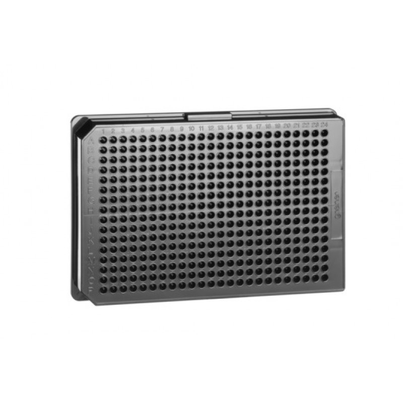 384W Small Volume™ HiBase Non-binding Plate, PS, 30 µL/well, Flat Bottom, Black
