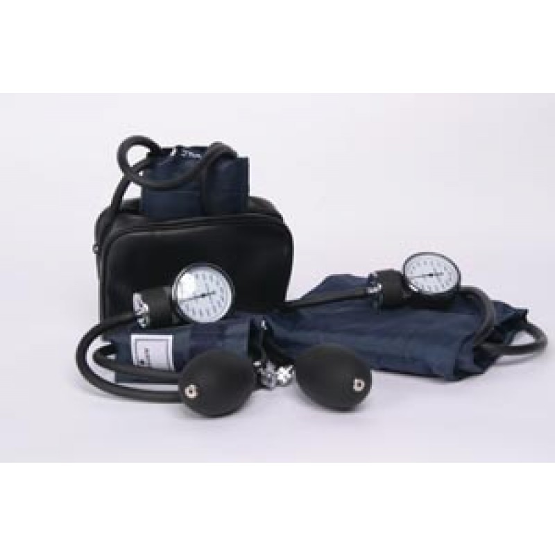 American Diagnostic Corporation 776XZ Aneroid Sphygmomanometer, Large Adult, Navy, Latex Free (LF)