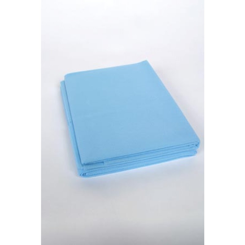 ADI Medical 36702S Fitted Cot Sheet, Standard Weight, Medium Blue, 30" x 72", 85 grams, 50/cs (40 cs/plt)