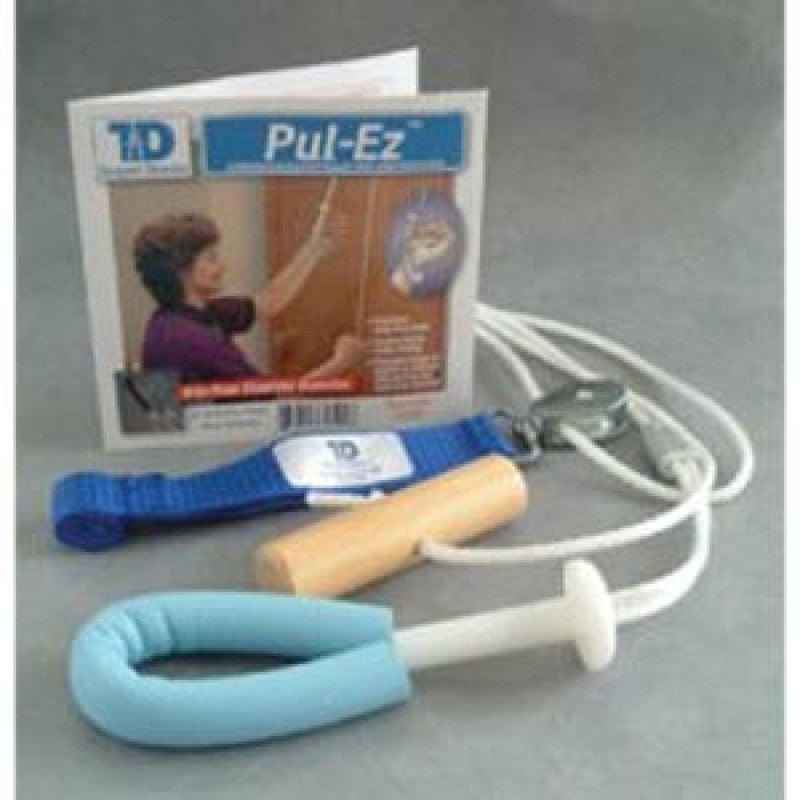 Therapeutic Dimensions, Inc. PZWS Pull-Easy Shoulder Pulley with Grip-Free Hold & Webbing Door Strap (023023) (DROP SHIP ONLY)