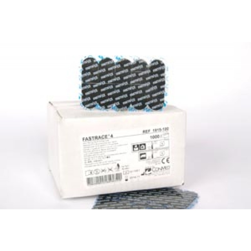 Conmed Corporation 1915-100 ECG Electrode, Fastrace 4 Adgel, 100/pch, 10 pch/cs