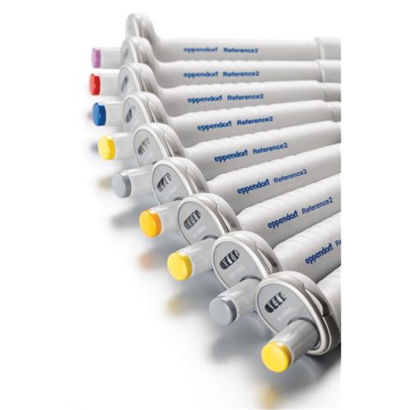 Reference 2 Pipette, 8-channel, Adjustable, 30-300 µL, Orange