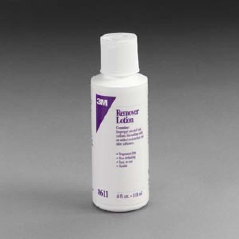 3M Health Care 8611 Remover Lotion, 4 oz Bottle, 12/cs (Continental US+HI Only) (Item is considered HAZMAT and cannot ship via Air or to AK, GU, HI, PR, VI)