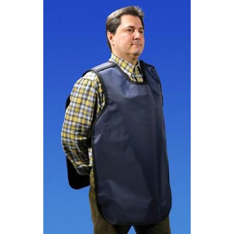 Palmero 26BLUE X-Ray Apron, Adult w/out Collar, Lead-lined, .3MM Thickness. 22-½ x 26-½, Blue (US SALES ONLY)