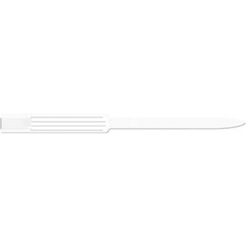 Medical ID Solutions 8241 Wristband, Adult, Insert, Self Adhesion, Soft Vinyl, White, 250/bx