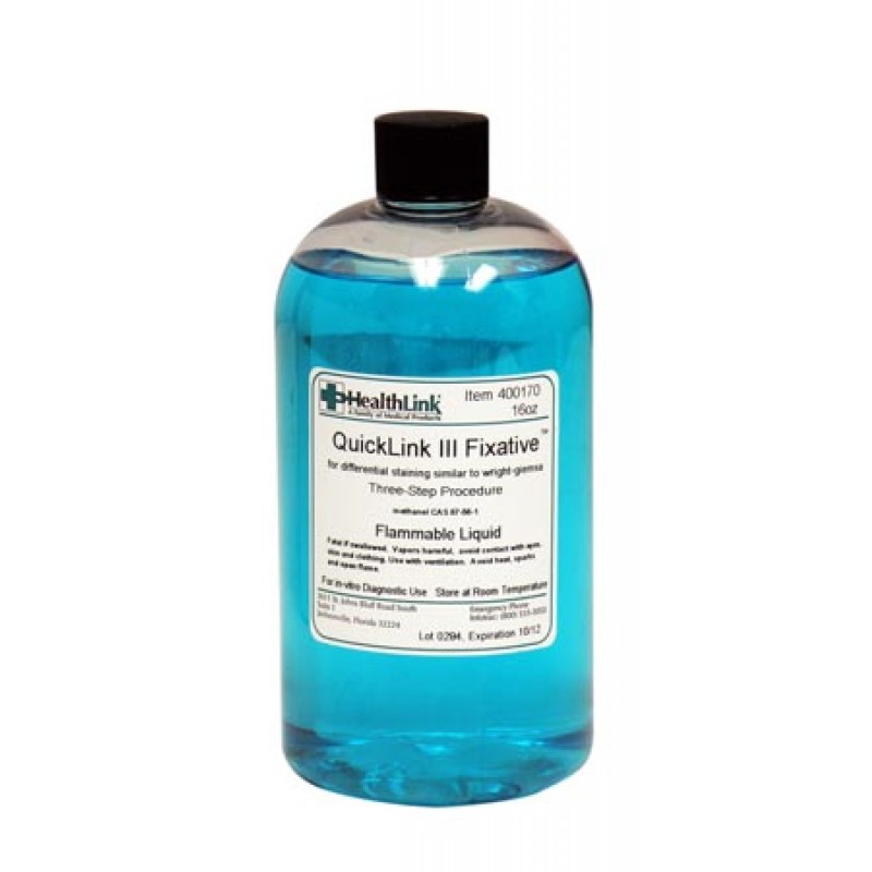 EDM3 Company LLC 400170 Quicklink III, Fixative, 16 oz (Item is Non-Returnable) (US Only) (Item is considered HAZMAT and cannot ship via Air or to AK, GU, HI, PR, VI)