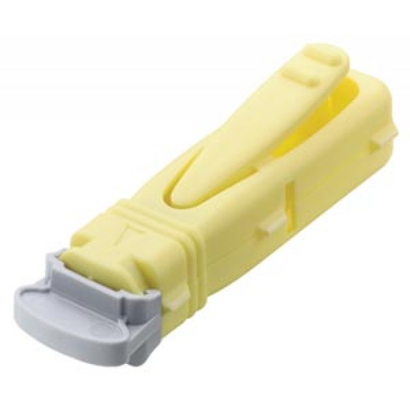 Owen Mumford AT1007 Lancet, Normal, 23G, 1.8mm Penetration Depth, Yellow, 50/bx