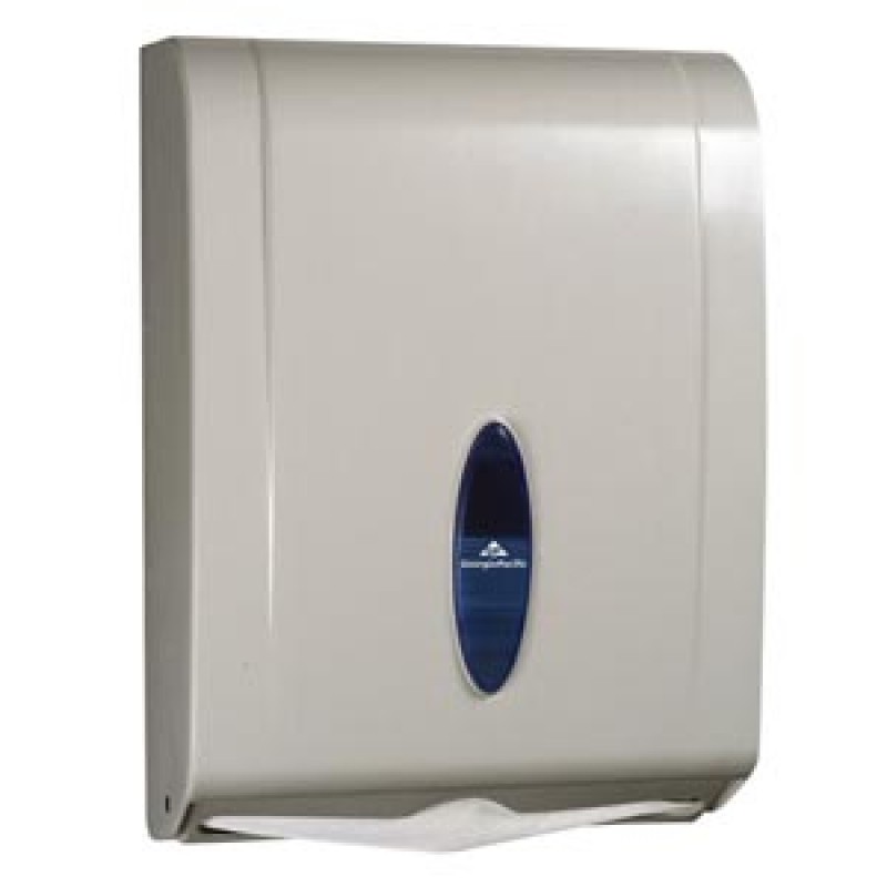 Georgia-Pacific Consumer Products 56630/01 White Combination C-Fold/ Multifold Paper Towel Dispenser, 11.1"W x 5½"D x 15.4"H, 1/cs (DROP SHIP ONLY)