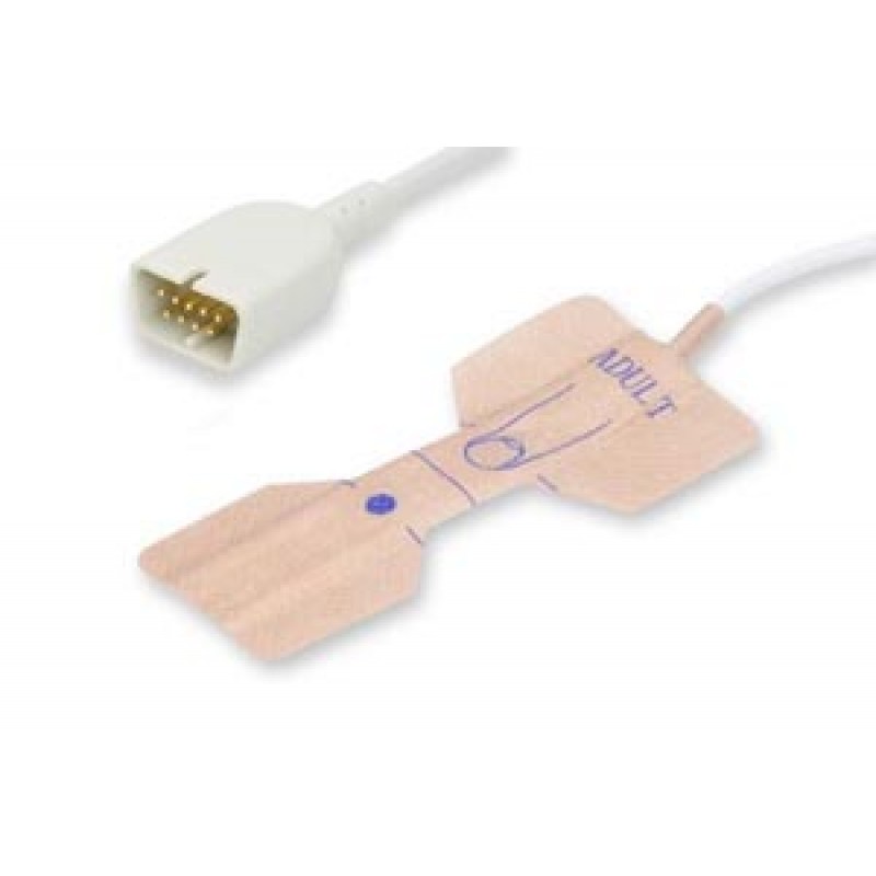 Cables and Sensors S503-160 Disposable SpO2 Sensor Adult (>40Kg), 24/bx, Nihon Kohden Compatible w/ OEM: TL-251T, TL-271T3, DA-2203-1, DA-2203-1S (DROP SHIP ONLY) (Freight Terms are Prepaid & Added to Invoice - Contact Vendor for Specifics)