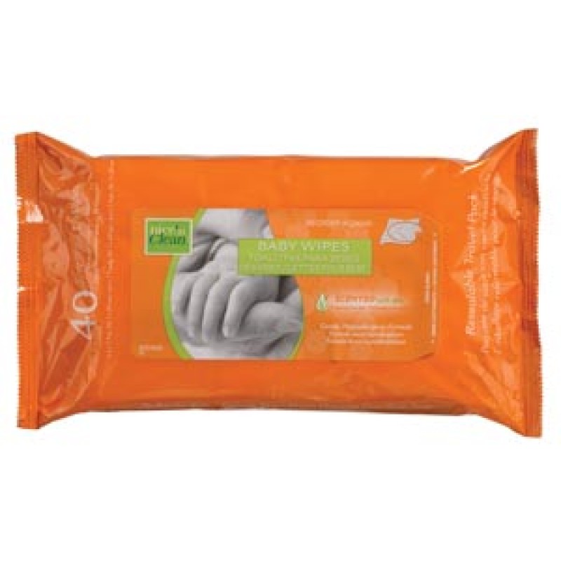PDI - Professional Disposables, Intl. Q34540 Baby Wipes (Scented), Resealable, 7" x 8", 40/pk, 12 pk/cs (120 cs/plt) (US Only) (Products cannot be sold on Amazon.com or any other 3rd party site)
